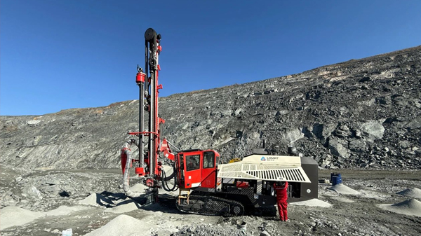 LGMRT SDC170 DTH Drill Rig Boosts Efficient Mining at a Liaoning Iron Mine